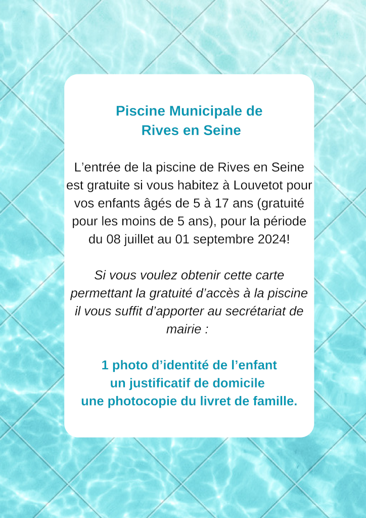 Piscine Municipale de Rives en Seine